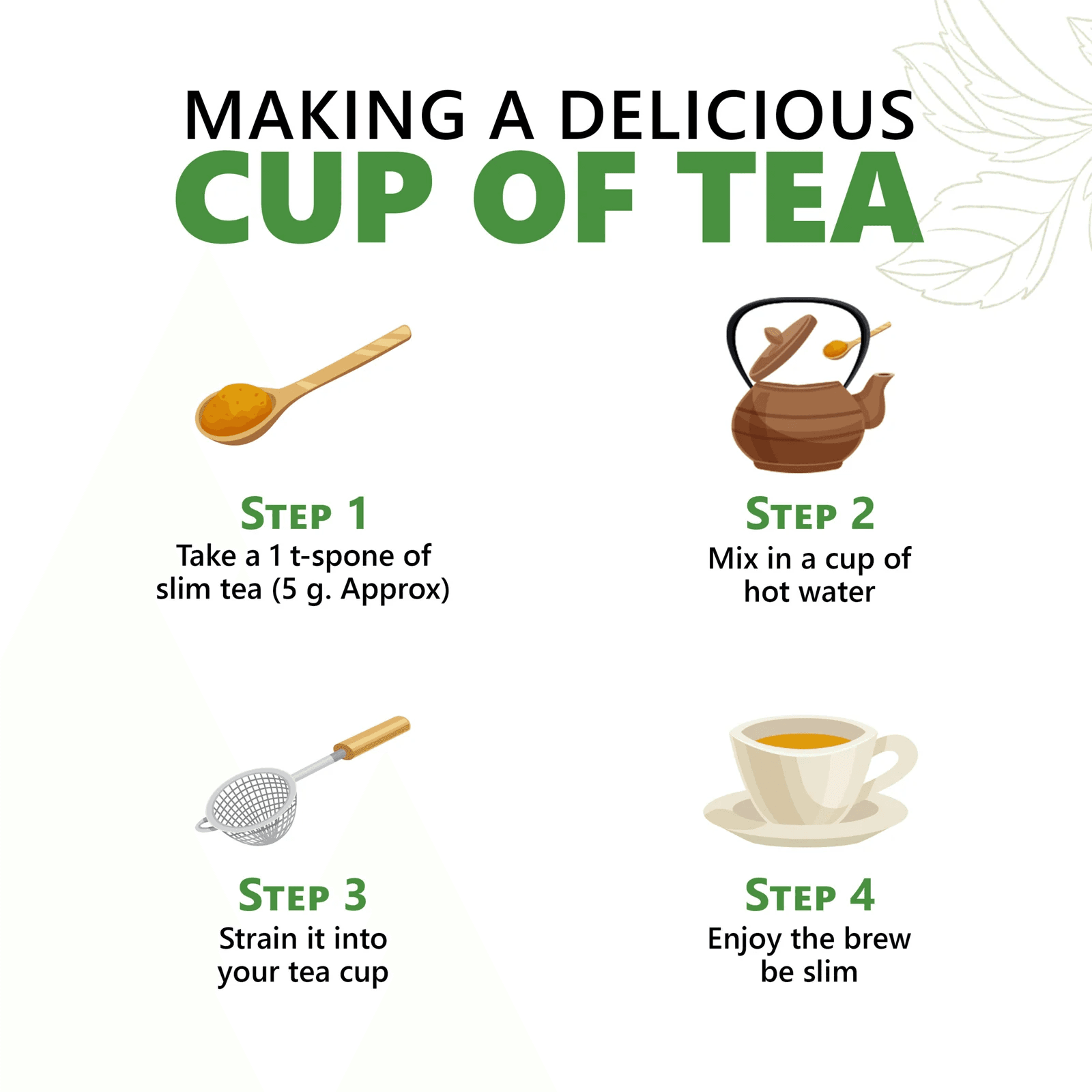 Shop Slim Tea for Weight loss, Ayurvedic Weight Loss Tea – image 5