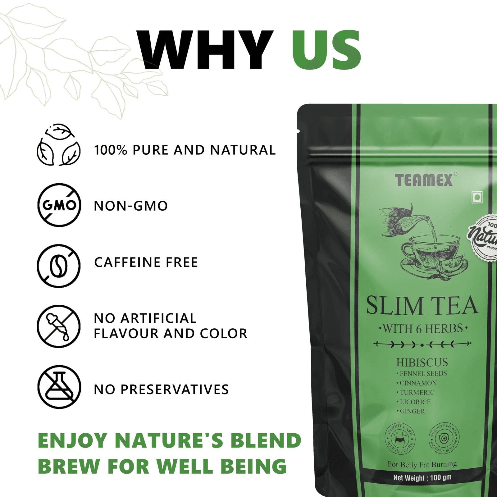Shop Slim Tea for Weight loss, Ayurvedic Weight Loss Tea – image 7