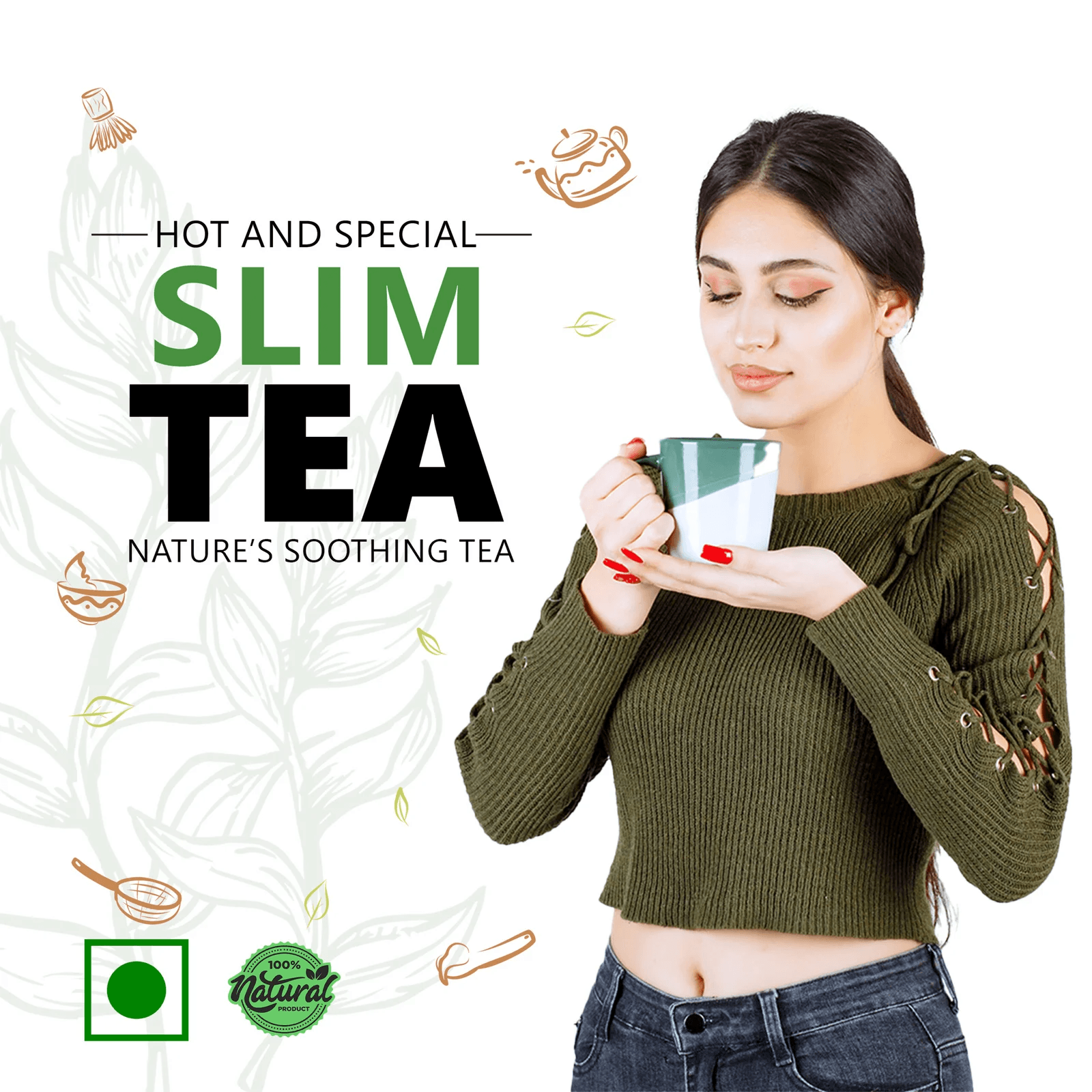 Shop Slim Tea for Weight loss, Ayurvedic Weight Loss Tea – image 8